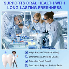 7.5% Hydroxyapatite Toothpaste 2 Pack, Fluoride-Free Nano Hydroxyapatite Toothpa