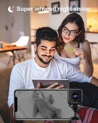 AOBOCAM Mini Camera for Home 4K HD Indoor Battery Mini Cameras Wireless WiFi Sec