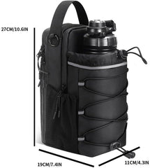 Magnetic Bottle Bag | Fitness Bottle with Phone Holding Sleeve | Portable Leak-P