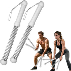 Upgrade 2nd Generation Weighted Ropeless Battle Ropes for Home Gym | Portable Co