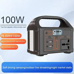 Mini Portable Power Station 100Wh Backup Lithium Battery, 240V 100W Pure Sine Wa