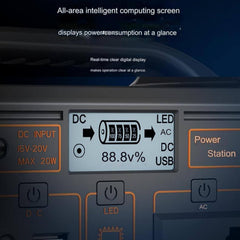 Mini Portable Power Station 100Wh Backup Lithium Battery, 240V 100W Pure Sine Wa