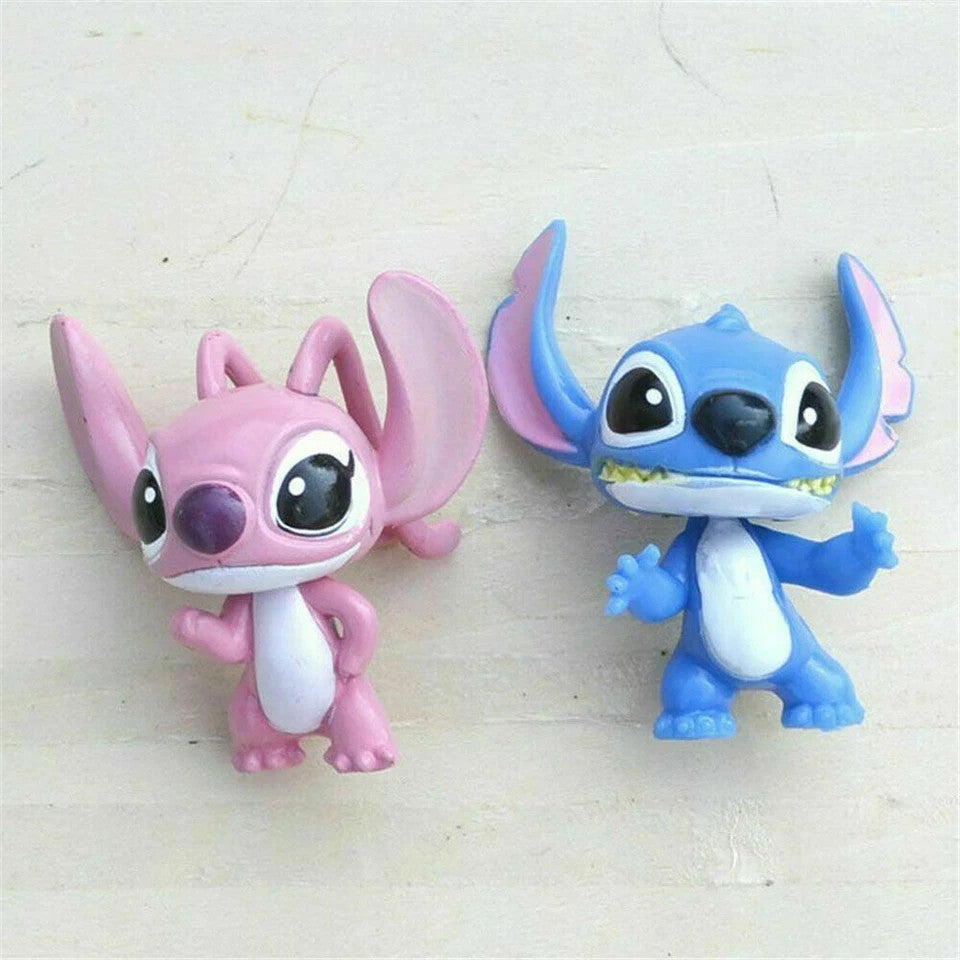 10pcs Lilo & Stitch Cute Collection Cake Decor Topper Figurines Action Figures