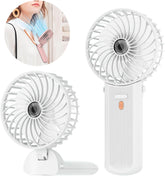Lepwings Portable Mini Handheld Fan - Rechargeable Neck Hanging Fans with 16-Hou