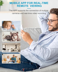 AOBOCAM Mini Camera for Home 4K HD Indoor Battery Mini Cameras Wireless WiFi Sec