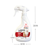 FIELL Pet Stain & Odour Remover Spray 380ml, Bio‑Enzyme Deodoriser, Lick‑Safe for Dogs & Cats, 72H Long‑Lasting Odor Eliminator for Urine, Stool, Home Carpet Sofa