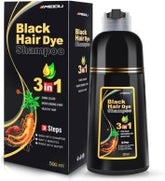 Black Hair Dye Shampoo 3 in 1