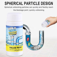 Powerful Sink Foaming Drain Cleaner, Wild Sink and DrainCleaner Powder,Powerful