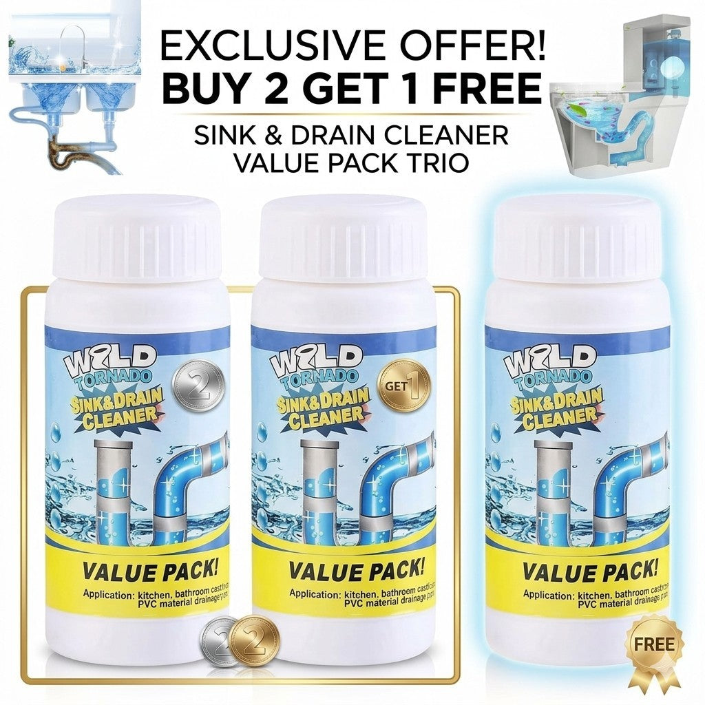 Powerful Sink Foaming Drain Cleaner, Wild Sink and DrainCleaner Powder,Powerful