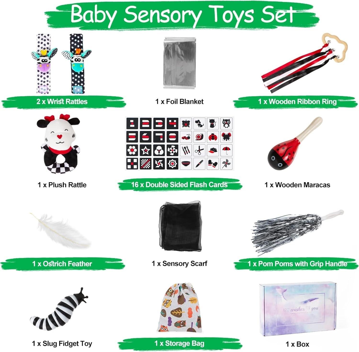 FNYUN 11pcs Sensory Toy Kit 