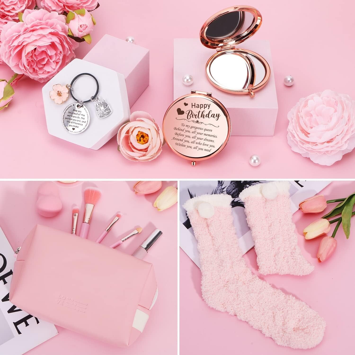Birthday Gifts for Women, Unique Happy Birthday Hampers Pamper Gift Box for 203T