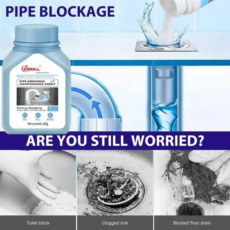 ENMALL Powerful household safety grade oil pipe, drain cleaner,sewer, bathroom u