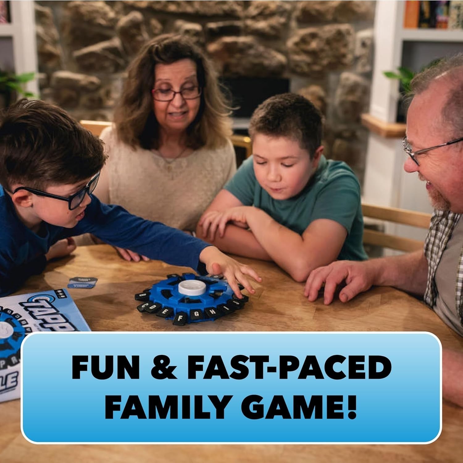 The Original TAPPLE, The Fast-Paced Family Board Game, Choose a Category & Race