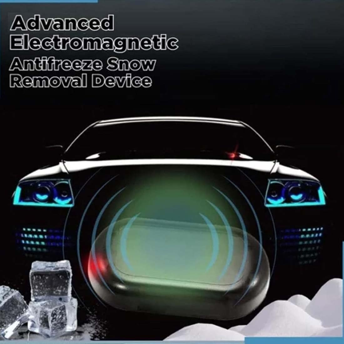 Car Snow Removal Tool - USB Rechargeable, Auto Car Electromagnetic Molecular Win