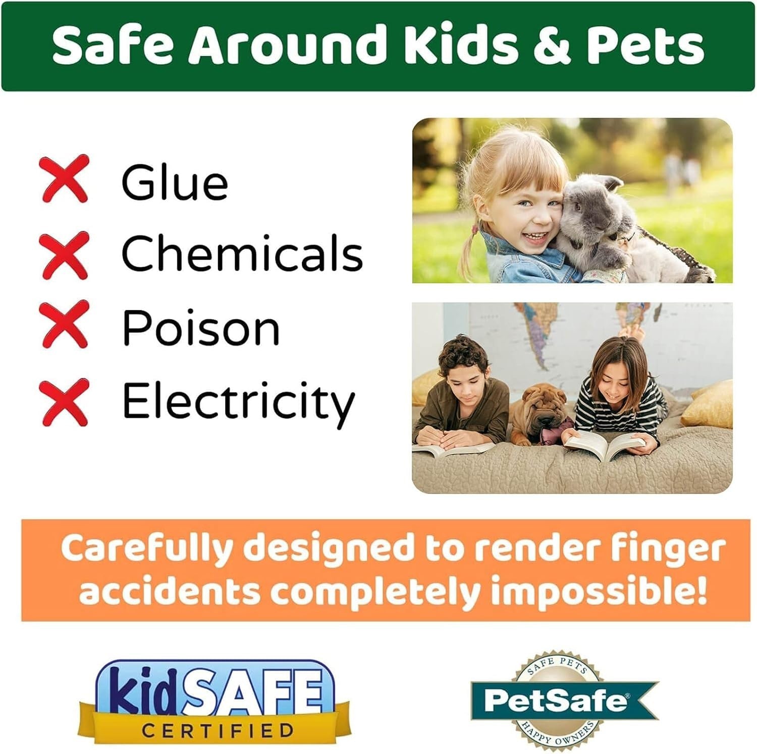 Mouse Trap, Humane Traps for Indoors, Rodent Control Trap High Sensitive No Kill