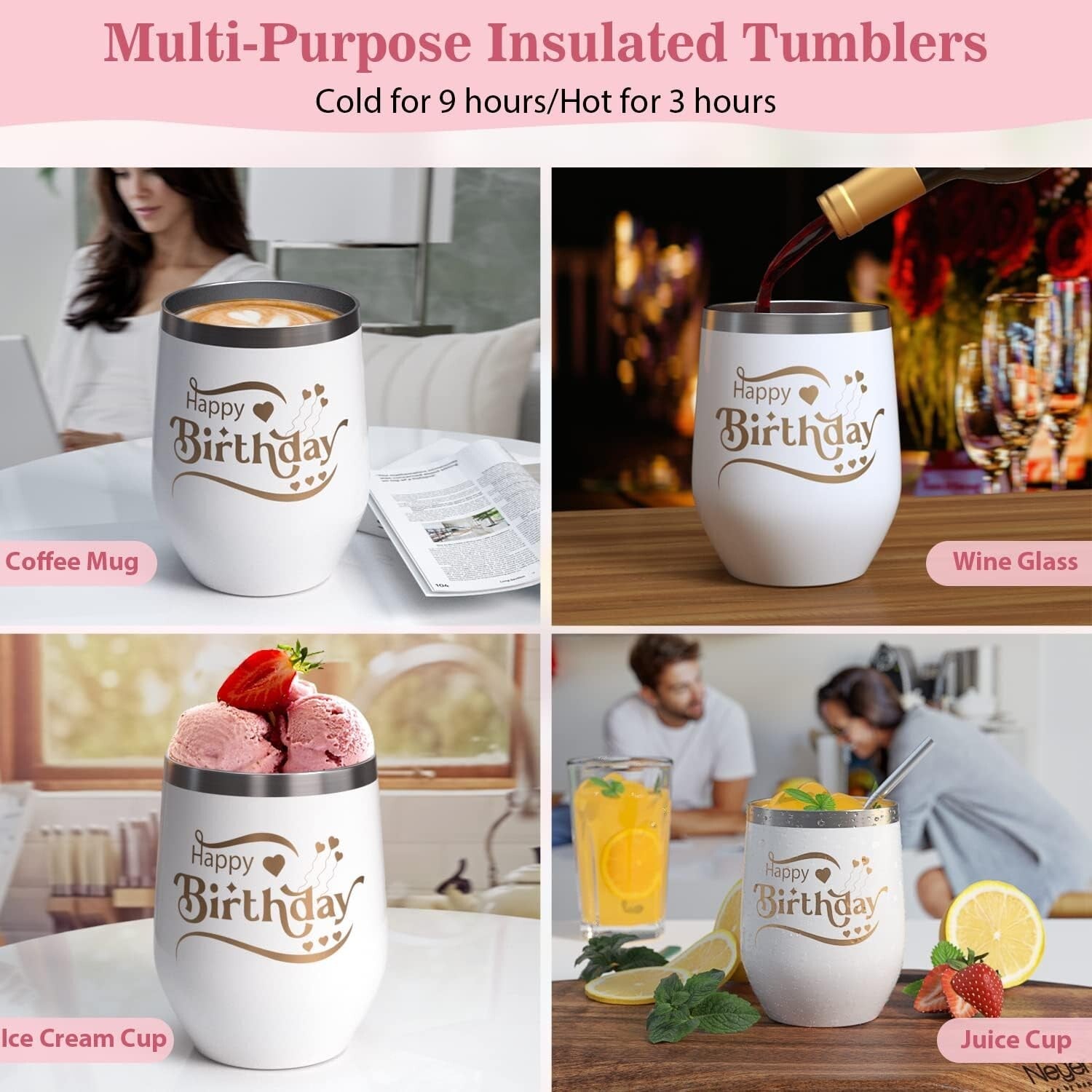 Birthday Gifts for Women, Unique Happy Birthday Hampers Pamper Gift Box for 203T