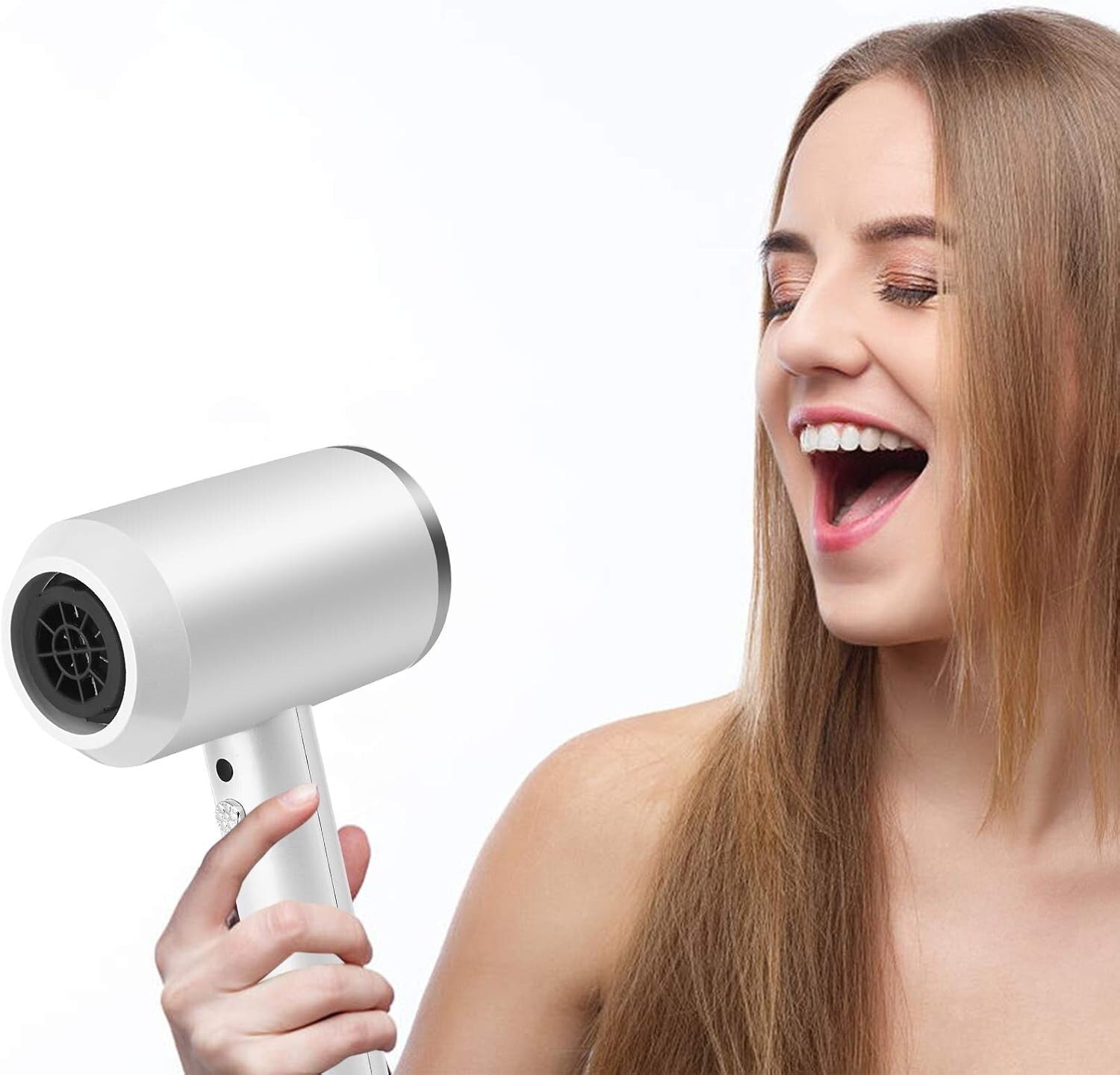 Ionic Hair Dryer, Hair Dryer with Diffuser 2000W Constant Temperature Cool Shot