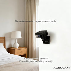 AOBOCAM Mini Camera 4K, Compact WiFi Camera Small Indoor Camera with Night V