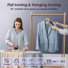 VIWAVE Clothes Steamer Handheld,100-240V Dual Voltage Travel Steamer for Clothes