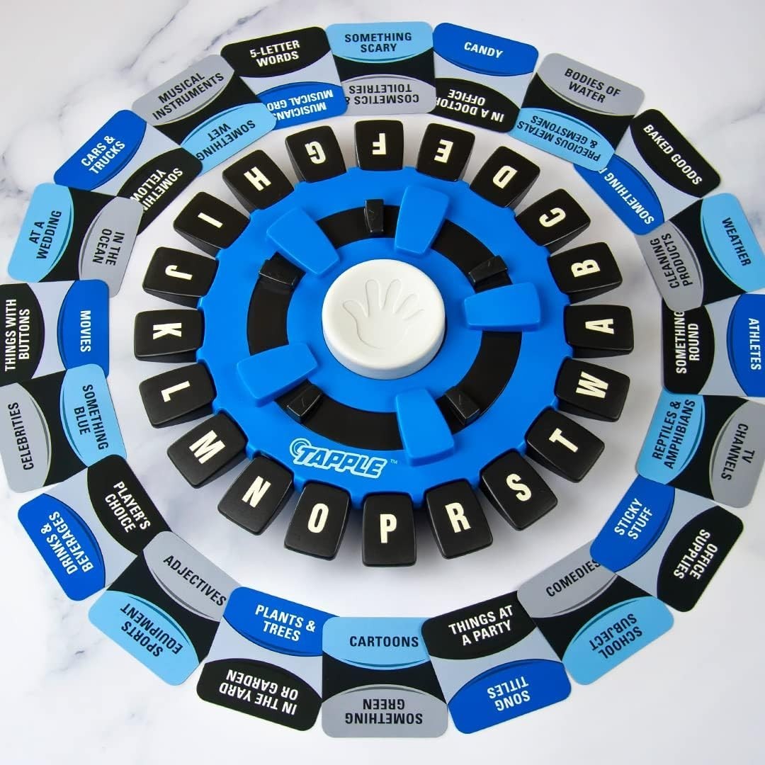The Original TAPPLE, The Fast-Paced Family Board Game, Choose a Category & Race