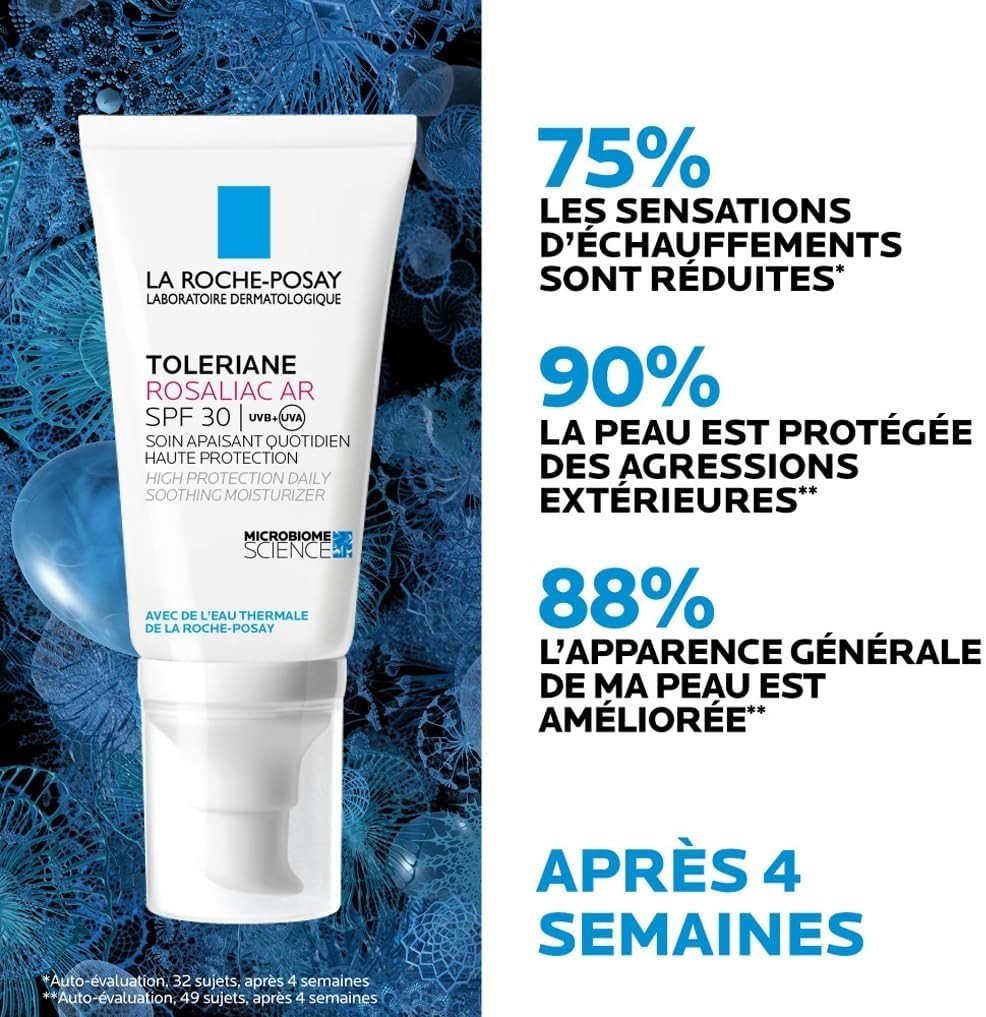La Roche-Posay Toleriane Rosaliac AR SPF30 Moisturiser for dry, redness-prone
