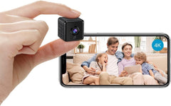 AOBOCAM Mini Camera for Home 4K HD Indoor Battery Mini Cameras Wireless WiFi Sec