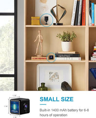 AOBOCAM Mini Camera for Home 4K HD Indoor Battery Mini Cameras Wireless WiFi Sec