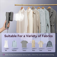 VIWAVE Clothes Steamer Handheld,100-240V Dual Voltage Travel Steamer for Clothes