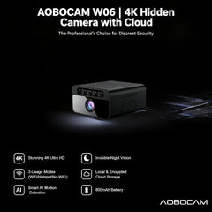 AOBOCAM Mini Camera 4K, Compact WiFi Camera Small Indoor Camera with Night V