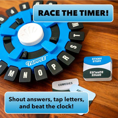 The Original TAPPLE, The Fast-Paced Family Board Game, Choose a Category & Race