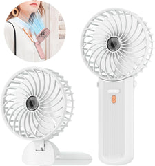 Lepwings Portable Mini Handheld Fan - Rechargeable Neck Hanging Fans with 16-Hou