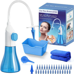 Ear Wax Removal Kit, XaYis Ear Cleaner, Ear Wax Remover with Soft Quad-Stream Ti