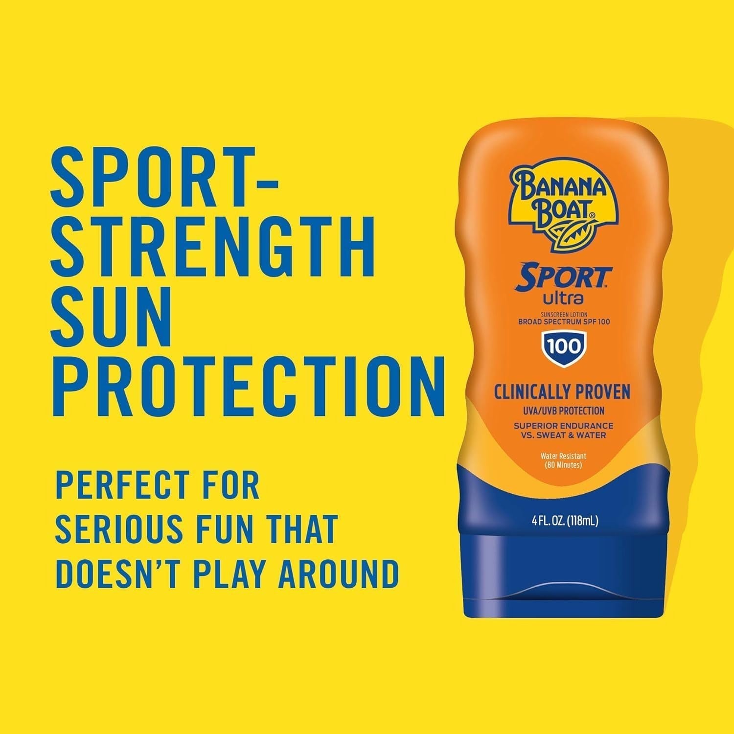 Banana Boat Sport Performance Sunscreen Lotion SPF 100, 4-Ounce Bottles by Banan