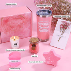 Birthday Pamper Gifts for Women, Unique Self Care Package Relaxation Spa Ba KXXP