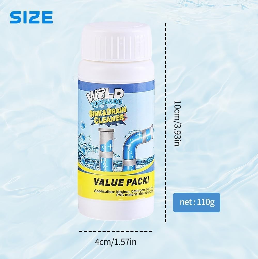 Powerful Sink Foaming Drain Cleaner, Wild Sink and DrainCleaner Powder,Powerful