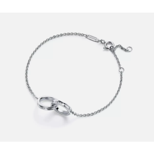 1837 Interlocking Circles Chain Bracelet in Silver