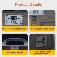 100W 220V Portable Power Station Outdoor Solar Generator Emergency Power Supply