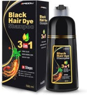 Black Hair Dye Shampoo for Gray Hair